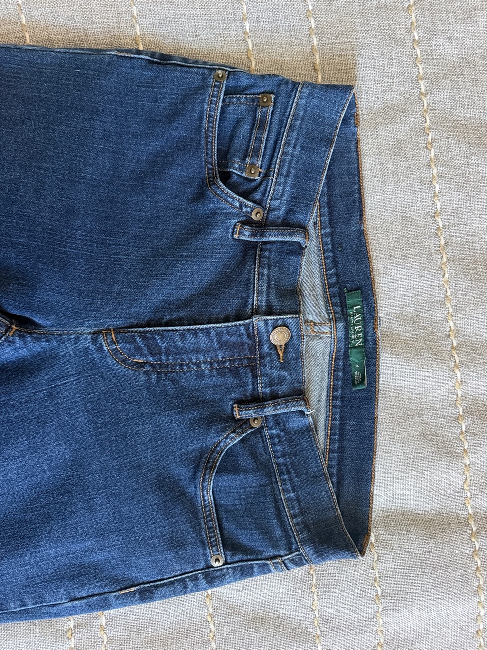 Lauren Ralph Lauren Indigo Straight-Leg Women’s Jeans
